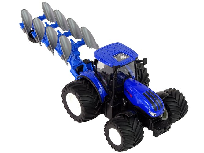 Traktorius su nuotolinio valdymo pultu, 1:24, mėlynas - 7