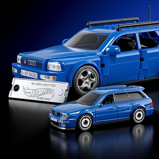 Konstruktorius MATTEL BRICK SHOP HOT WHEELS Speed Audi-1
