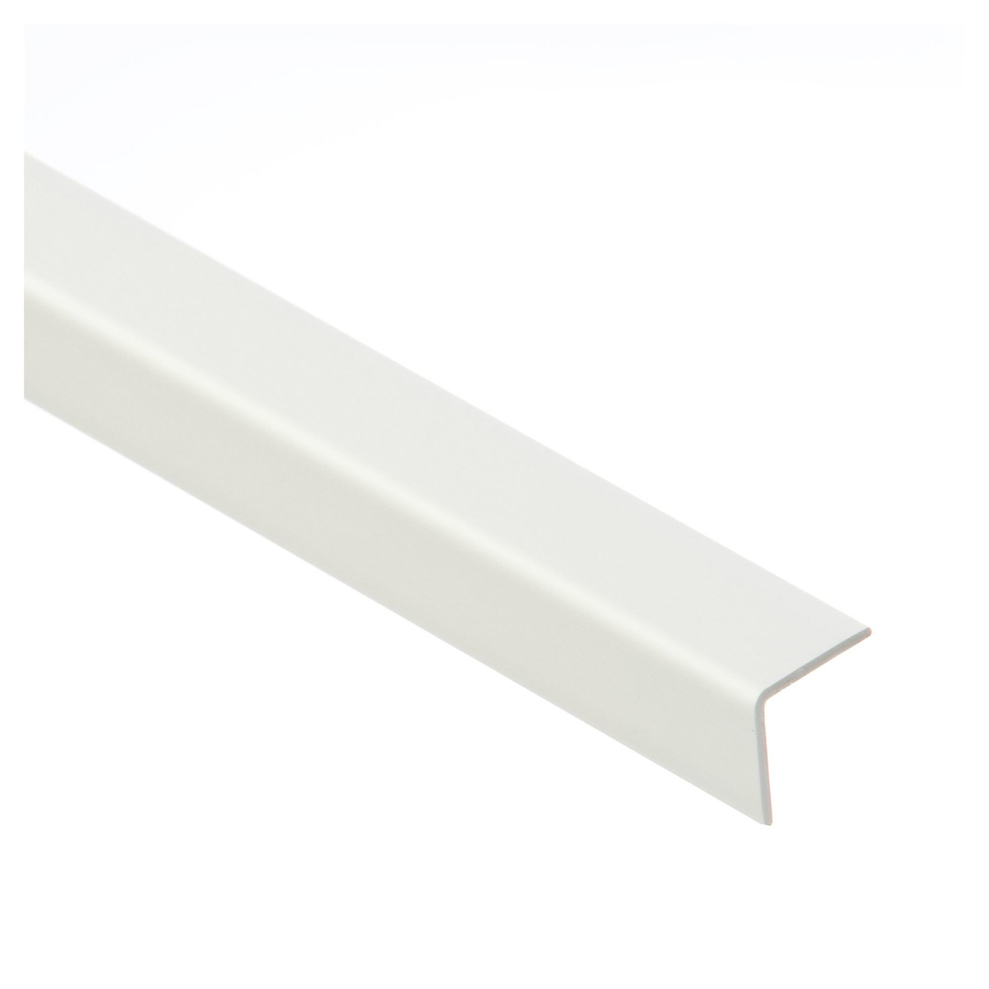 PVC kampinis profiliuotis W-PC-K5050-101-275, baltos sp., 2750 x 50 x 50 mm-0