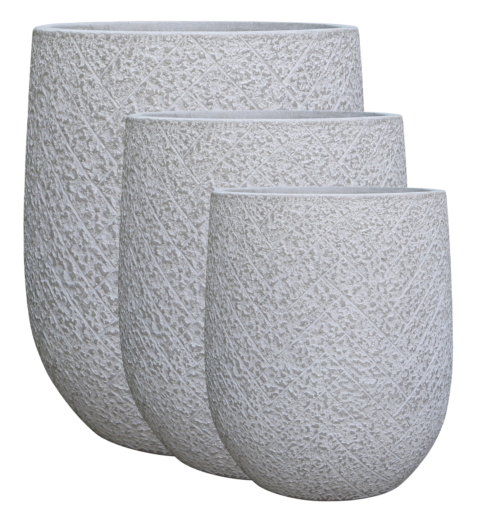 Lauko keraminis vazonas, baltos sp., 52 x 52 x 59 cm-0