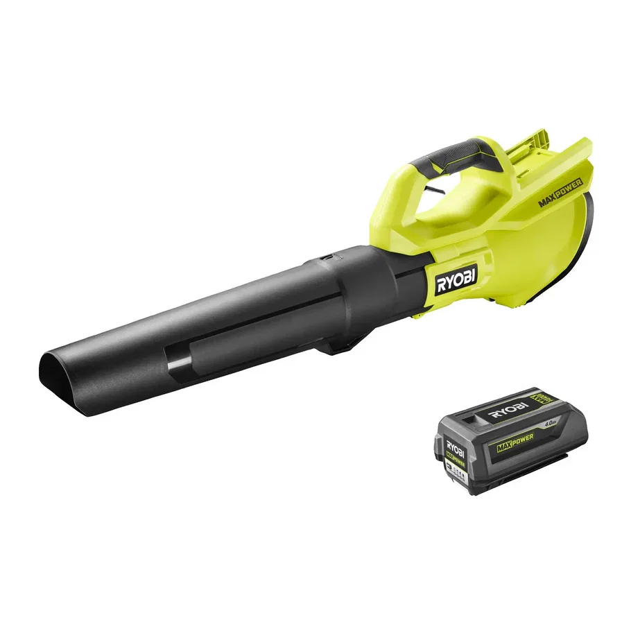 Akumuliatorinis lapų pūstuvas RYOBI RY36BLB-140, 36 V, 4,0 Ah, 15,6 m³/min, 193 km/h-0