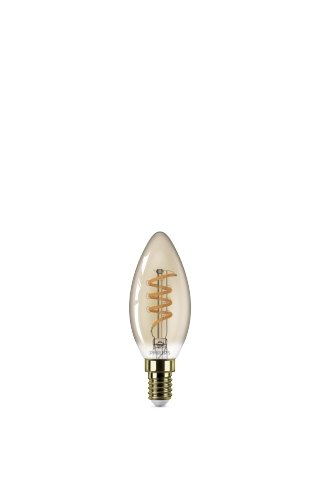 Dekoratyvinė LED lemputė PHILIPS VINTAGE GOLD, E24, B35, 2000 K, 2,5W (=15W), 136 lm, dimeriuojama - 1