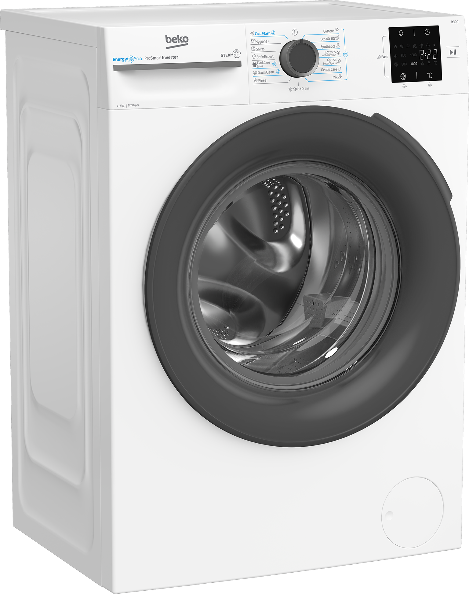 Skalbyklė BEKO BM3WFSU37213WA, 7 kg - 3