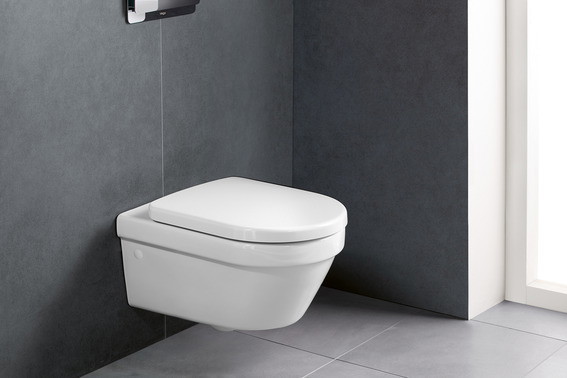 Unitazas VILLEROY&BOCH OMNIA ARCHITECTURA DirectFlush, su dangčiu, 530 x 370 x 300 mm-0
