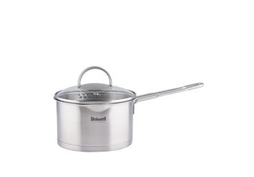 Nerūdijančio plieno prikaistuvis su dangčiu UNIWELL, 16 cm-0