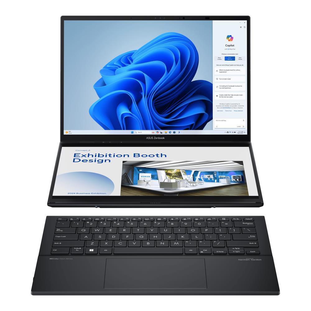 Nešiojamas kompiuteris ASUS ZenBook DUO UX8406CA-PZ009W, 32GB RAM, Intel Core Ultra 9 285H, Intel Arc Graphics, 2TB SSD-0