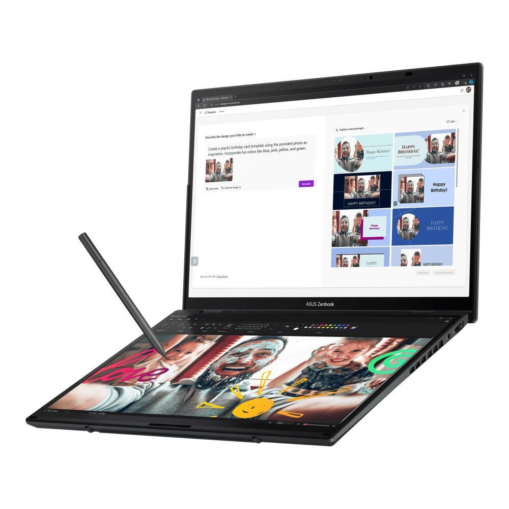 Nešiojamas kompiuteris ASUS ZenBook DUO UX8406CA-PZ009W, 32GB RAM, Intel Core Ultra 9 285H, Intel Arc Graphics, 2TB SSD - 6