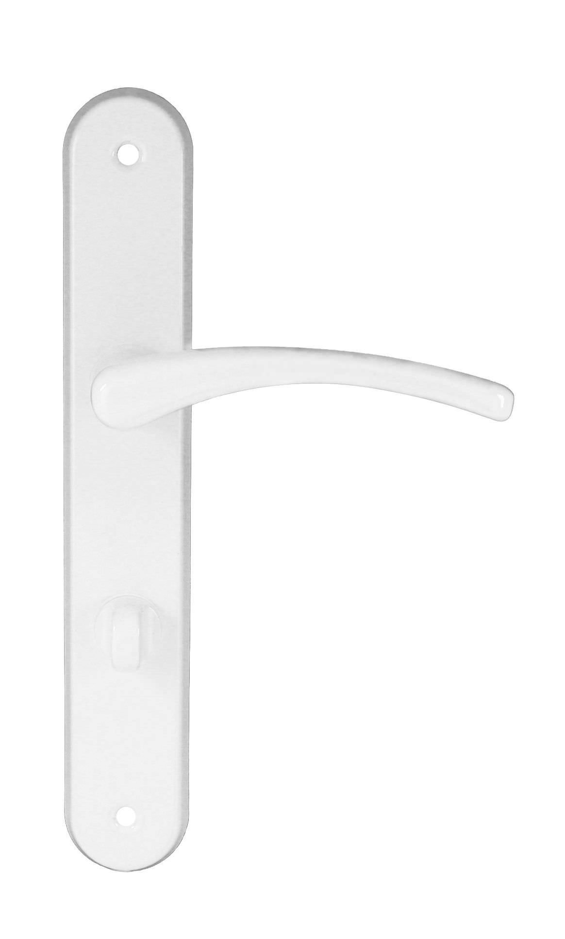 Durų rankena EVA, WC, aliumininė, balta