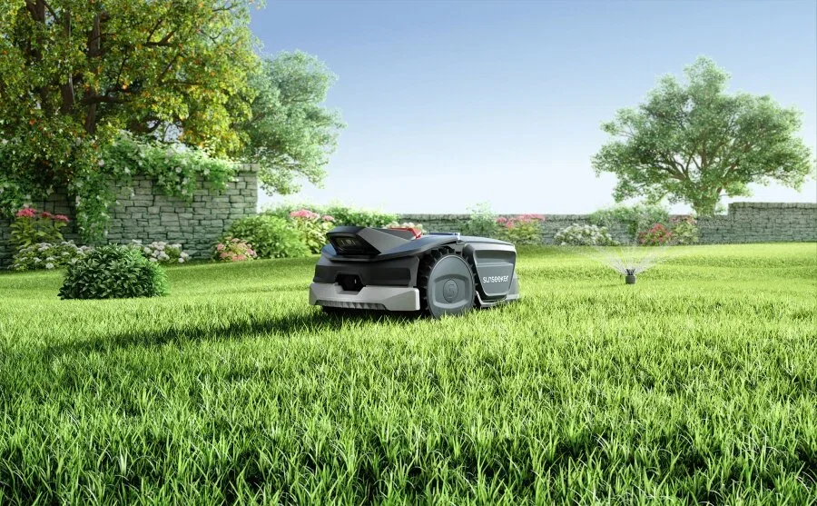 Belaidis vejos robotas SUNSEEKER V1, Vision AI, su garažu, skirtas vejoms iki 300 m² - 4