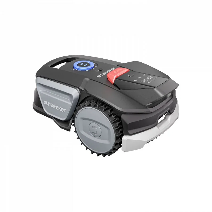 Belaidis vejos robotas SUNSEEKER V1, Vision AI, su garažu, skirtas vejoms iki 300 m²-0