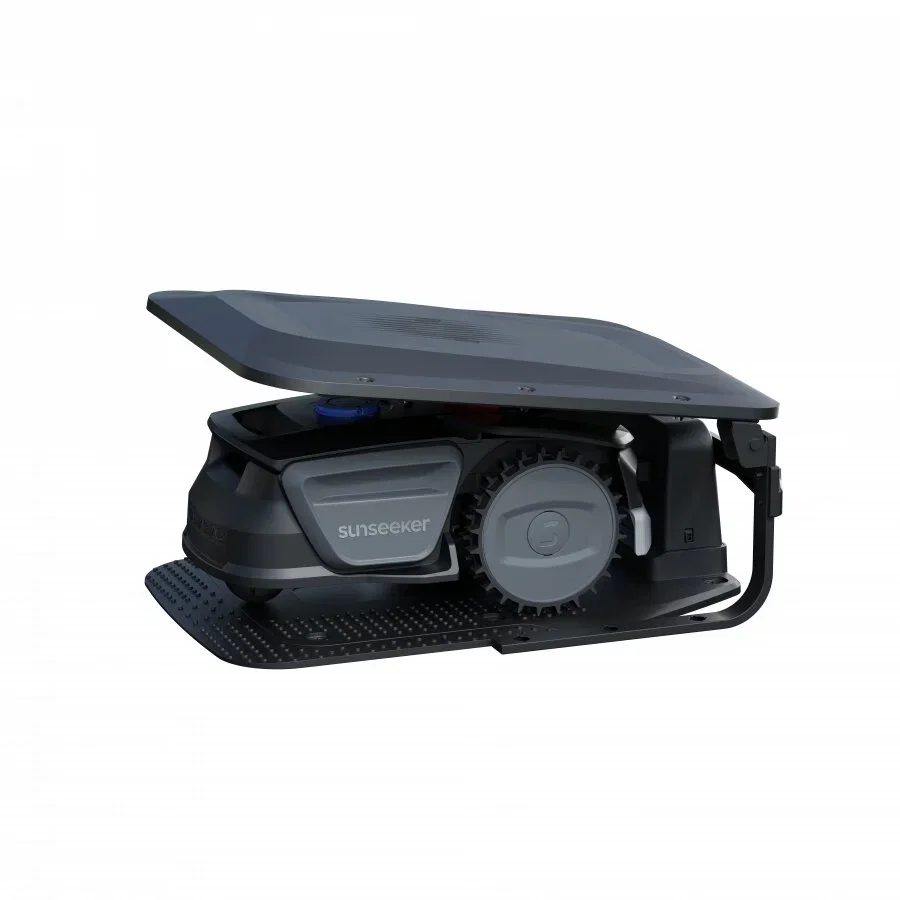 Belaidis vejos robotas SUNSEEKER V1, Vision AI, su garažu, skirtas vejoms iki 300 m²-1