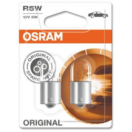 Automobilinė lemputė OSRAM Original, R5W, BA15s, 5 W, gabaritų