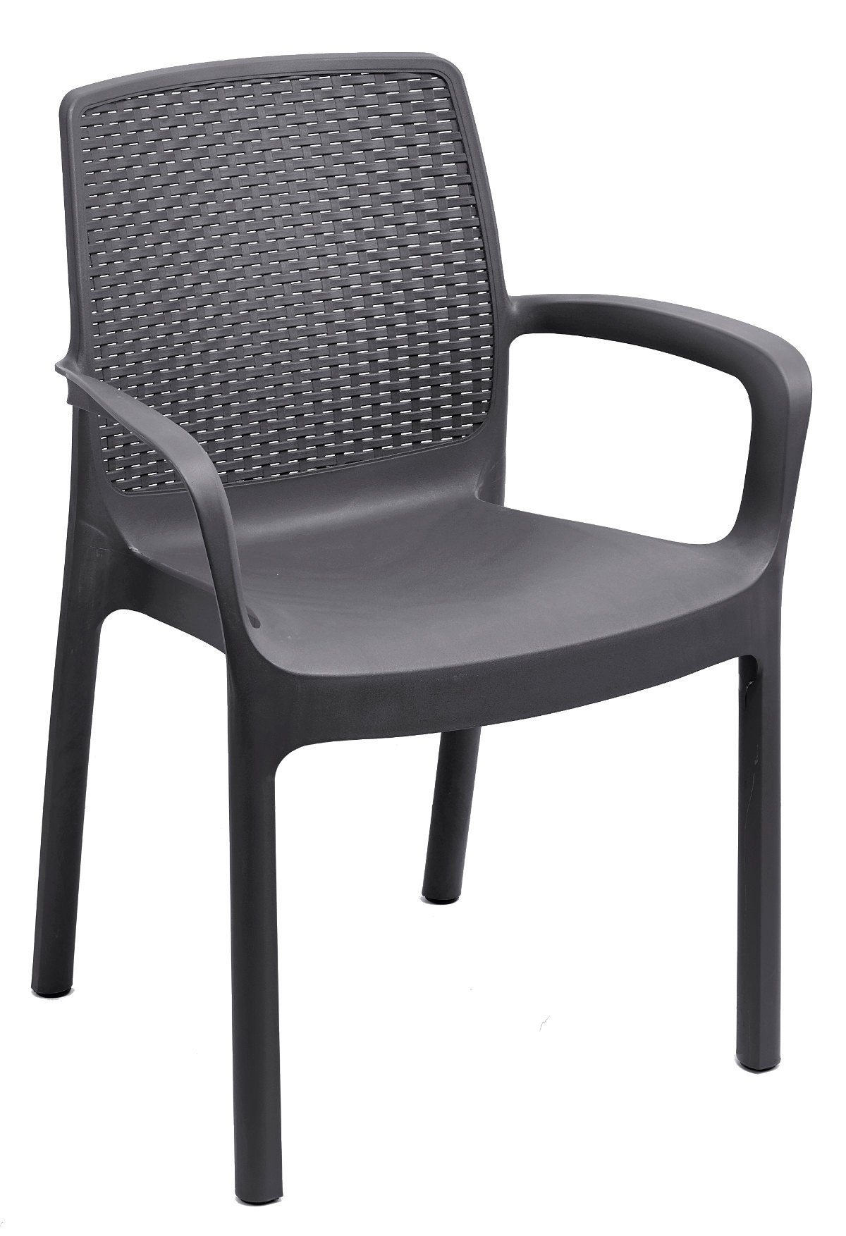 Plastikinė kėdė REGINA, 61 x 54 x 82 cm, juodos sp.