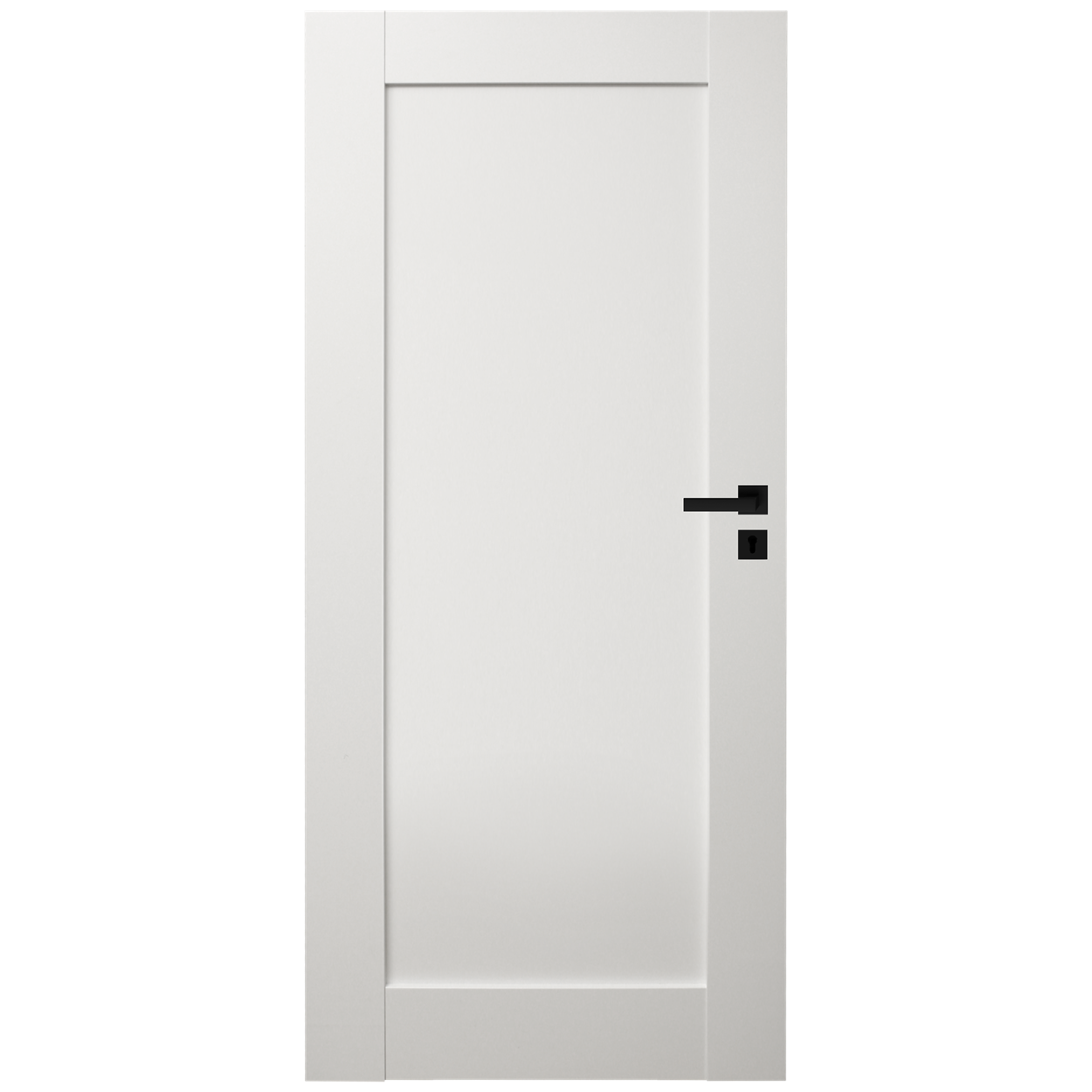 Durų varčia DOMIDOR MIRROR, baltos spalvos, 844 x 2030 mm, kairė-0