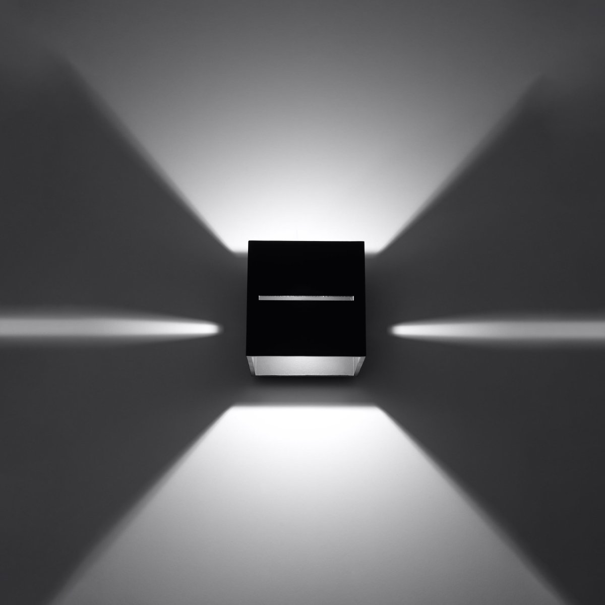 Sieninis šviestuvas SOLLUX LOBO juodas, 40 W - 4