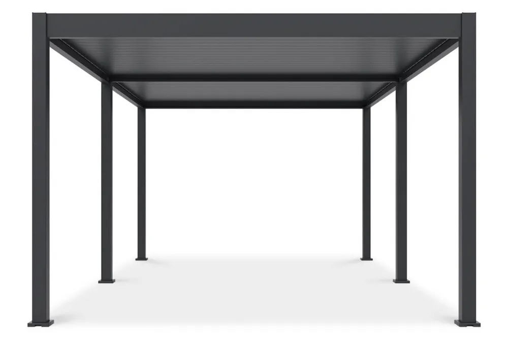 Pavėsinė Pergola DELUXE AUTOMATIC 369x600x256 cm su LED, Anthracite - 6