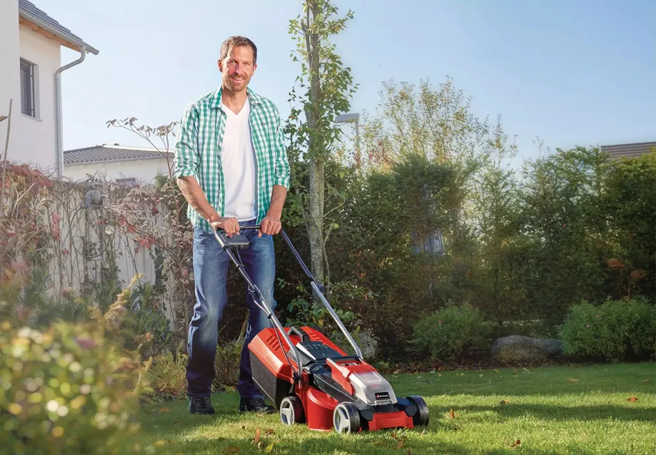 Akumuliatorinė vejapjovė EINHELL GE-CM 18/30 Li, 18 V, 3,0 Ah Li-ion, 30 cm, 25 l-1