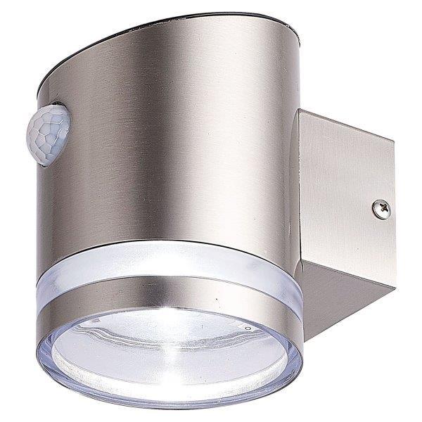Sieninis LED lauko šviestuvas, įkraunamas saulės energija CYLINDER