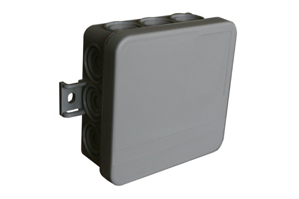 Hermetinė montažinė dežutė, IP54, DIN EN 60670, pilkos sp.-0