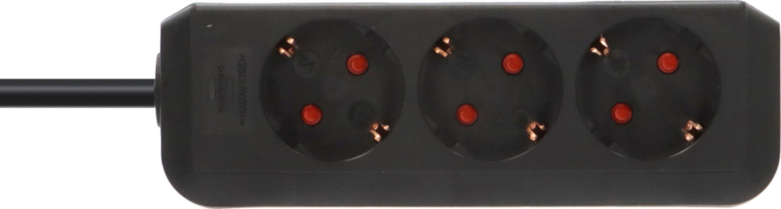 Ilgiklis BRENNENSTUHL, 3 lizdai 1,5 m, VV-F 3G1,5, juodos sp. - 3
