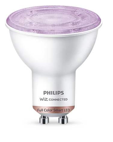 Išmanioji LED lemputė PHILIPS, GU10, 4,7W (=50W), 2200-6500K, 400lm, RGB, SMART + WiFi-1