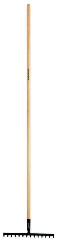 Grėblys FISKARS SOLID WOOD, 14 dantų, 165 cm, dirvožemiui-0