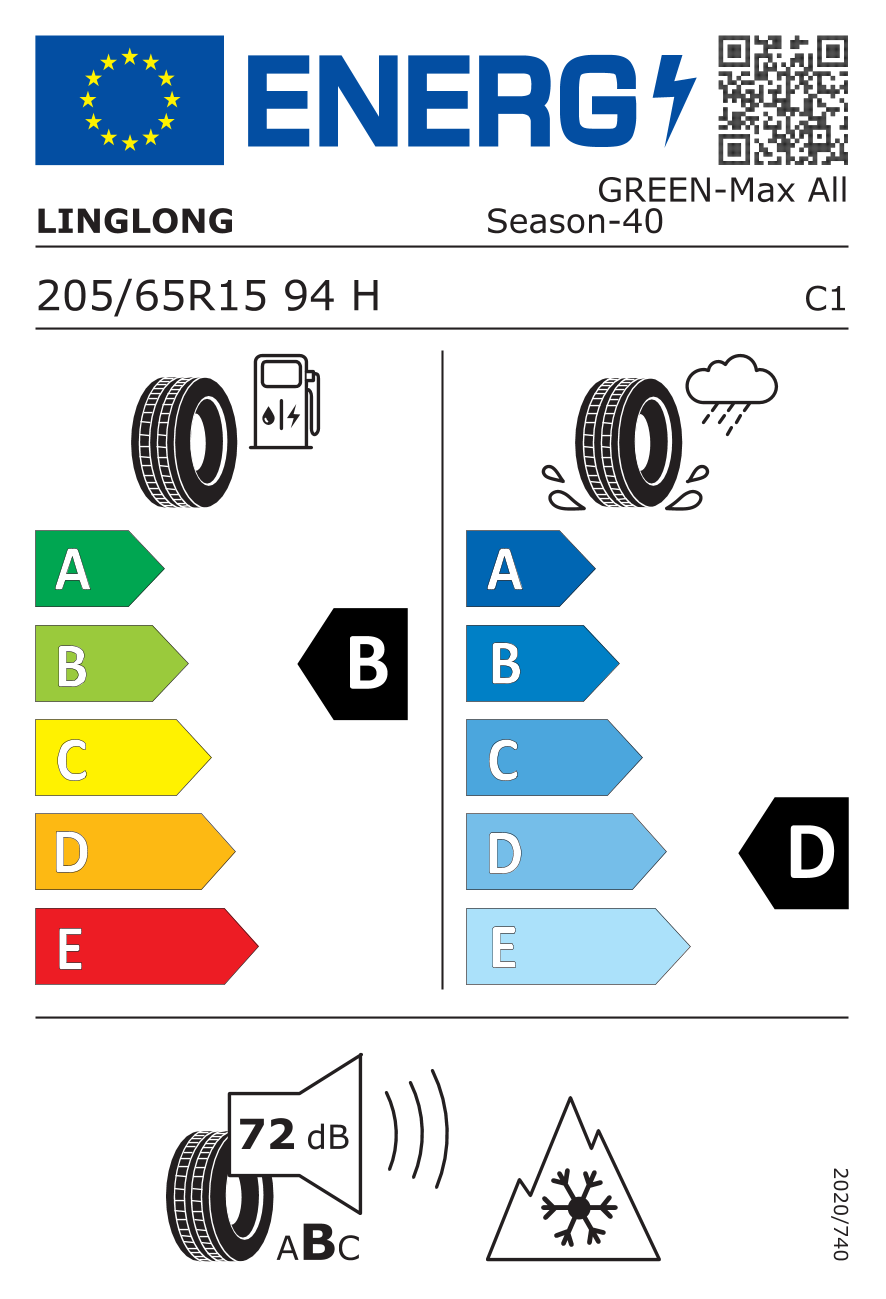 Ling Long GREEN-Max All Season 205/65R15 94 H - 2