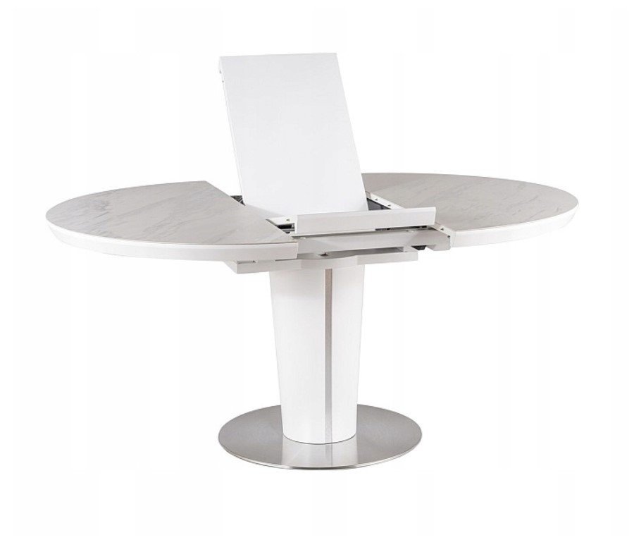Valgomojo stalas ORBIT CERAMIC baltas, 120 cm - 2
