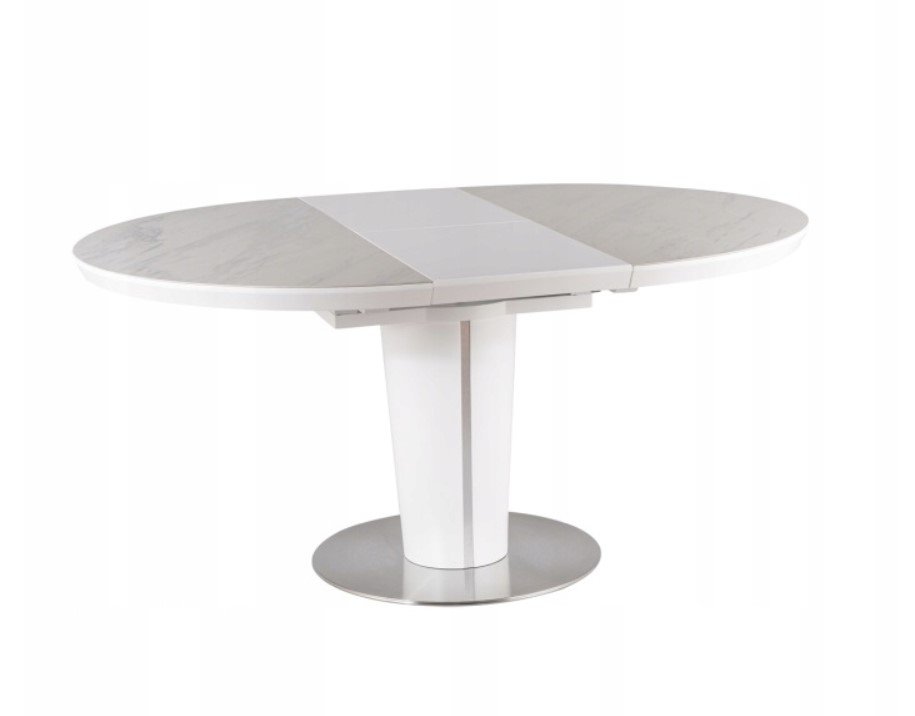 Valgomojo stalas ORBIT CERAMIC baltas, 120 cm - 3