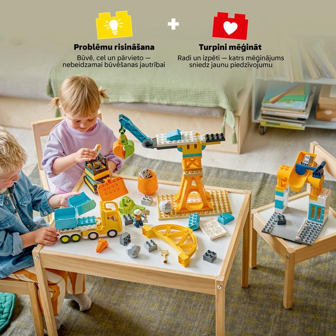 Konstruktorius LEGO 3 In 1 Construction Site And Vehicles 10476 - 3