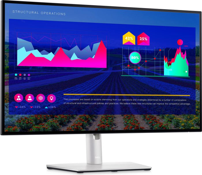 Monitorius Dell UltraSharp U2722D, 27", 8 ms - 2