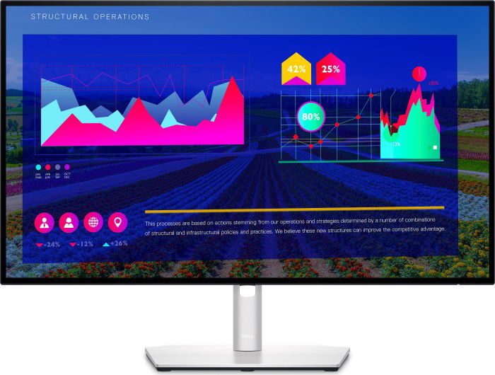 Monitorius Dell UltraSharp U2722D, 27", 8 ms - 1