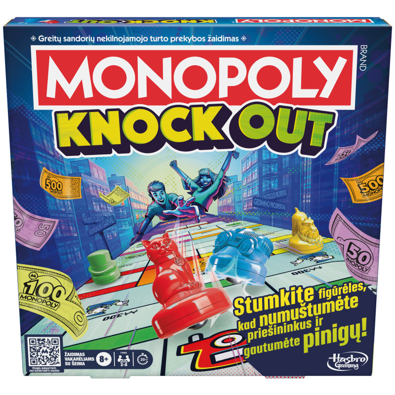 Stalo Žaidimas MONOPOLY KNOCKOUT, LT-0