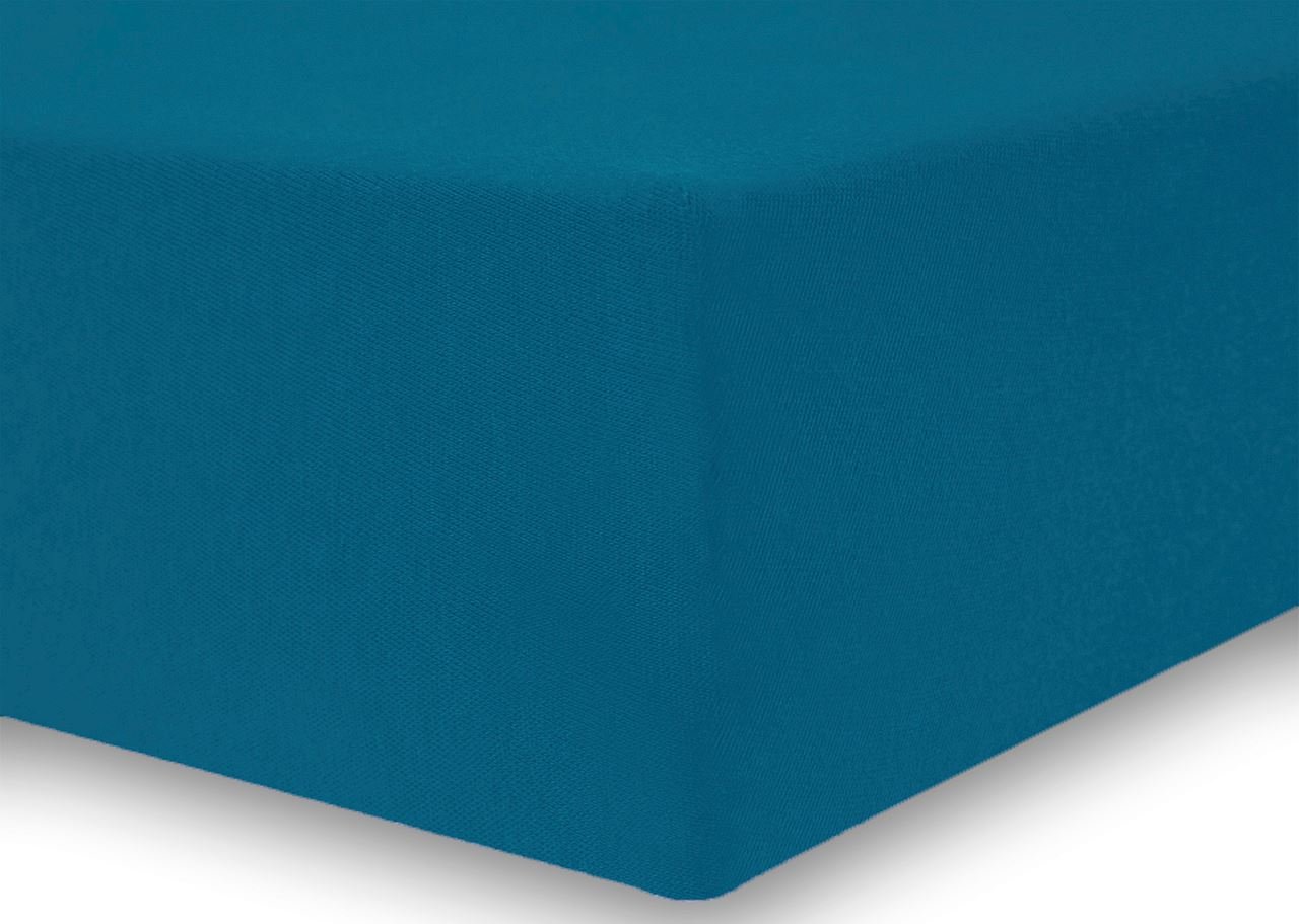 Jersey paklodė su guma Decoking AMBER Blue, 120x200 cm - 3