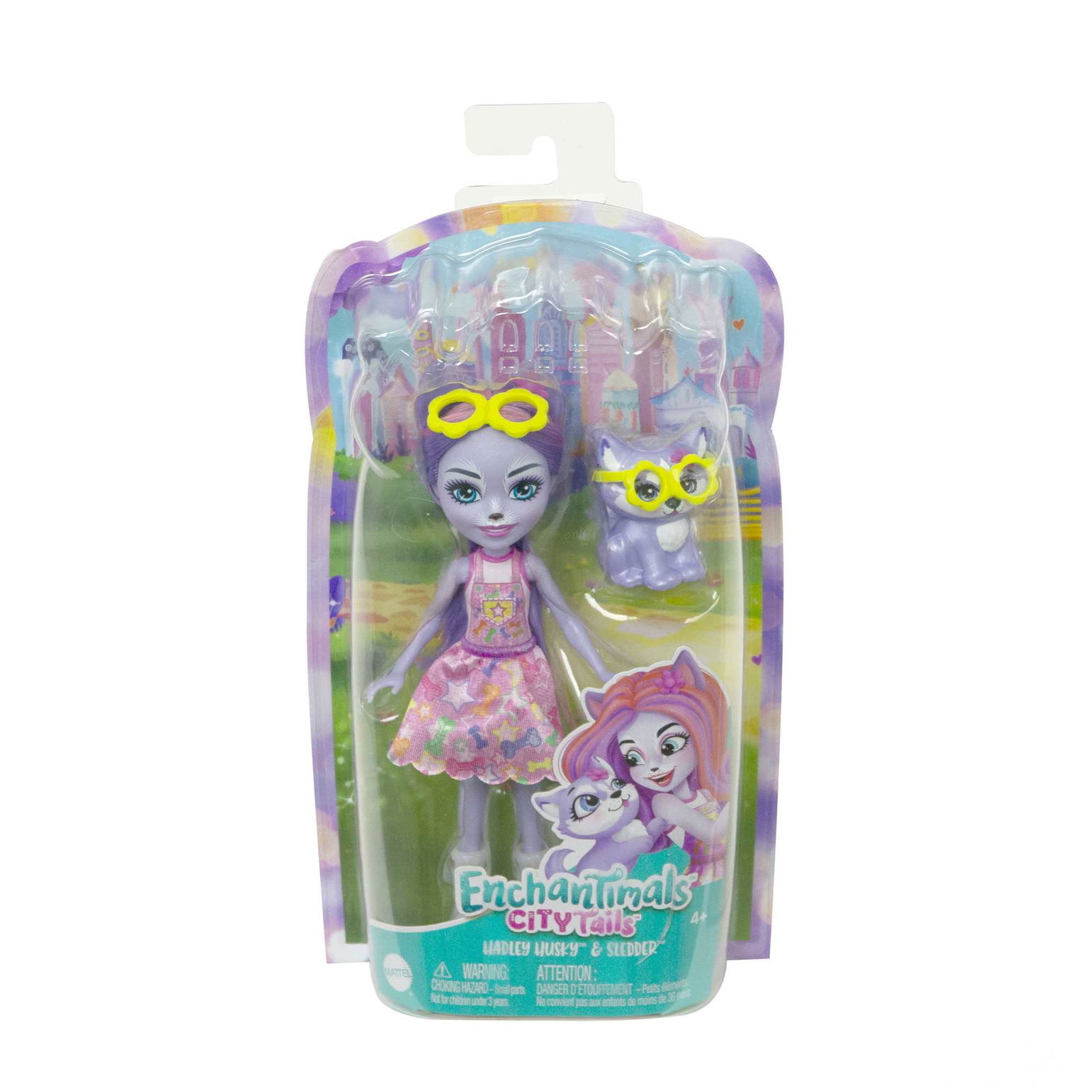 Lėlė Enchantimals herojė haskė Hadlė su gyvūnėliu - 6