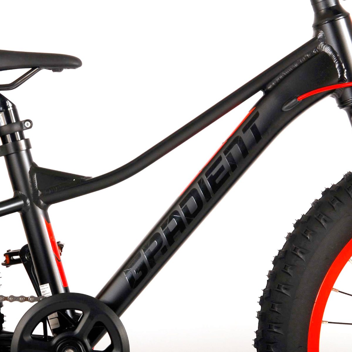 Vaikiškas dviratis VOLARE 20" Gradient (22070) juodas/raudonas - 6