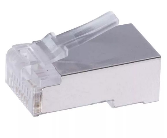 RJ45 jungtis FTP kabeliui CAT5E, 20 vnt.-0