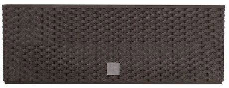 Lauko plastikinis vazonas RATO CASE, rudos sp., 18 x 58 x 20 cm-1
