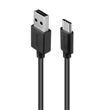 Jungiamasis USB laidas ACME CB1041, 1 m, juodos sp.