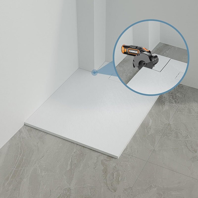 Dušo kabinos padas AQUABATOS DWQ 90x90, baltas - 4