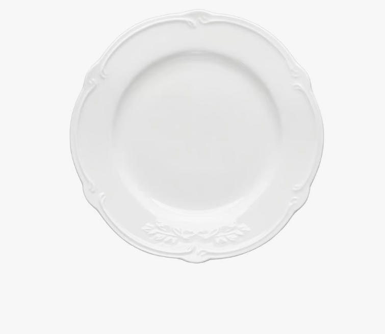 Porcelianinė pietų lėkštė POLA, baltos sp., 16,5 cm-0