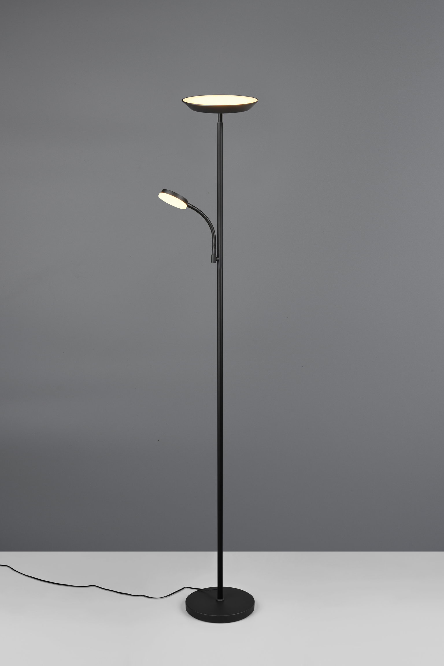 LED toršeras REALITY SPECTER, 17+4,5W 2700-4000-6500K 1900+450lm DIM, juodos sp, Ø25x178cm - 4