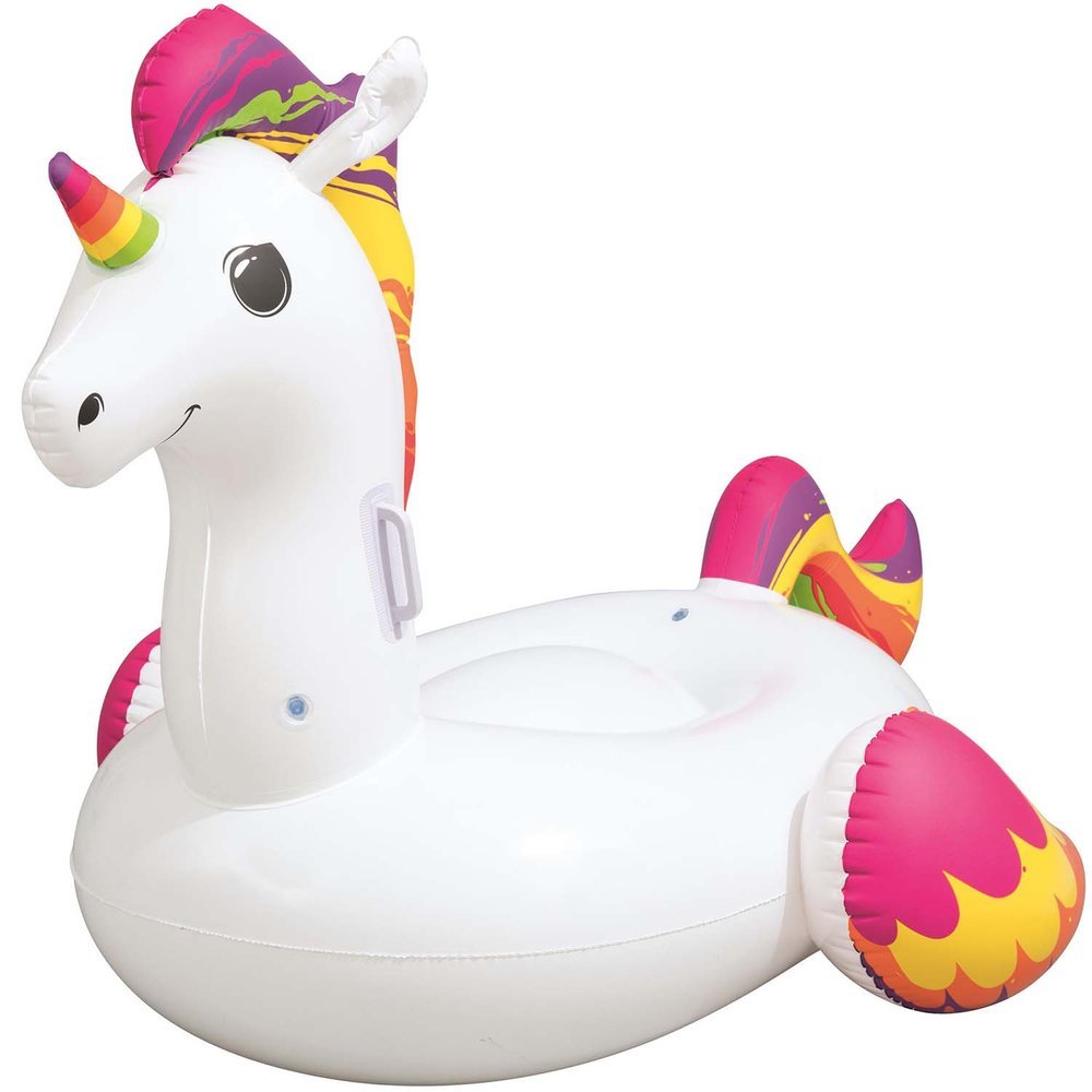Pripučiamas vandens plaustas BESTWAY Fantasy Unicorn, 155 x 119 cm-1