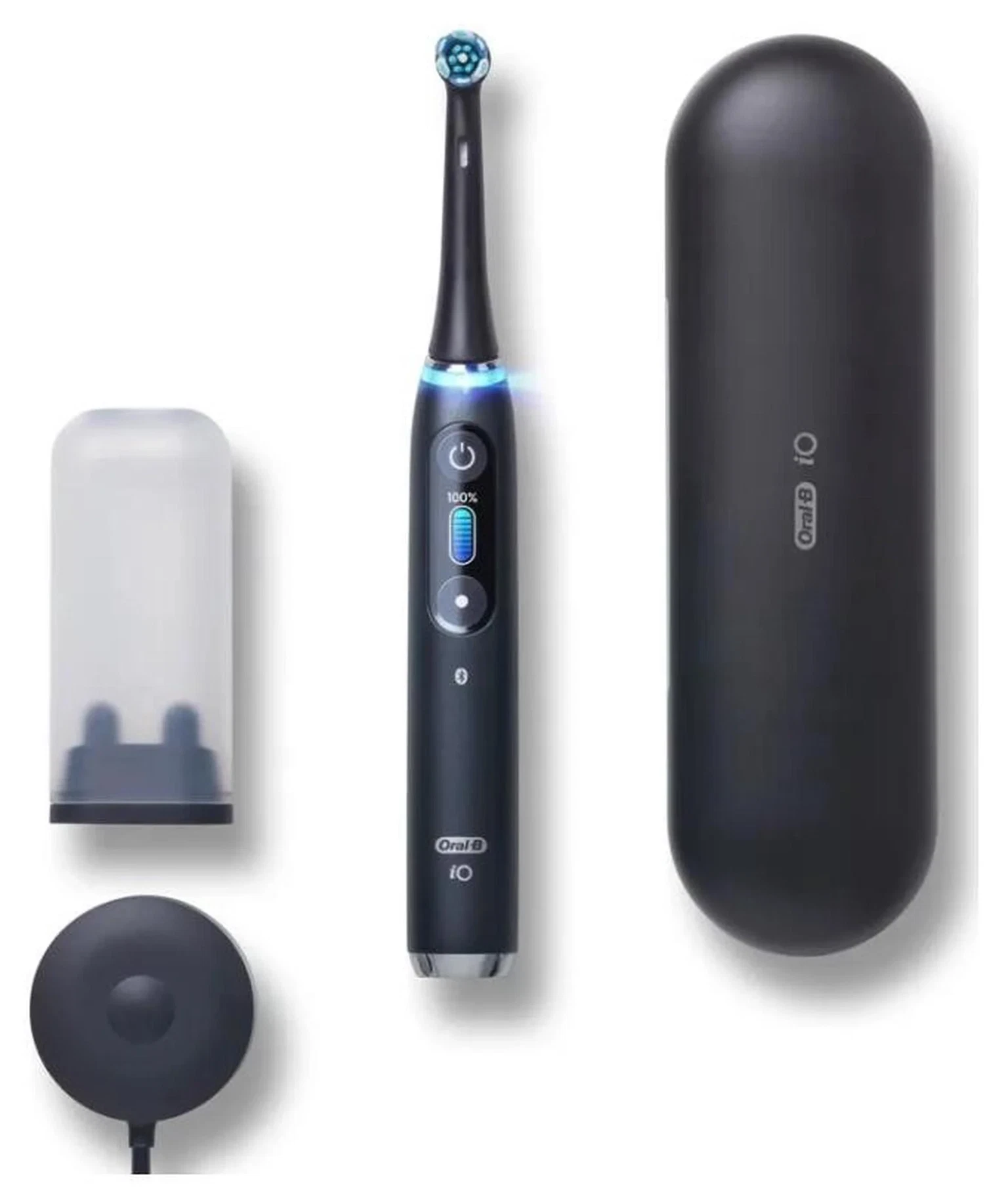 Elektrinis dantų šepetėlis Oral-B iOM9.1B2.2AD iO9 Black Onyx, juodos sp. - 5