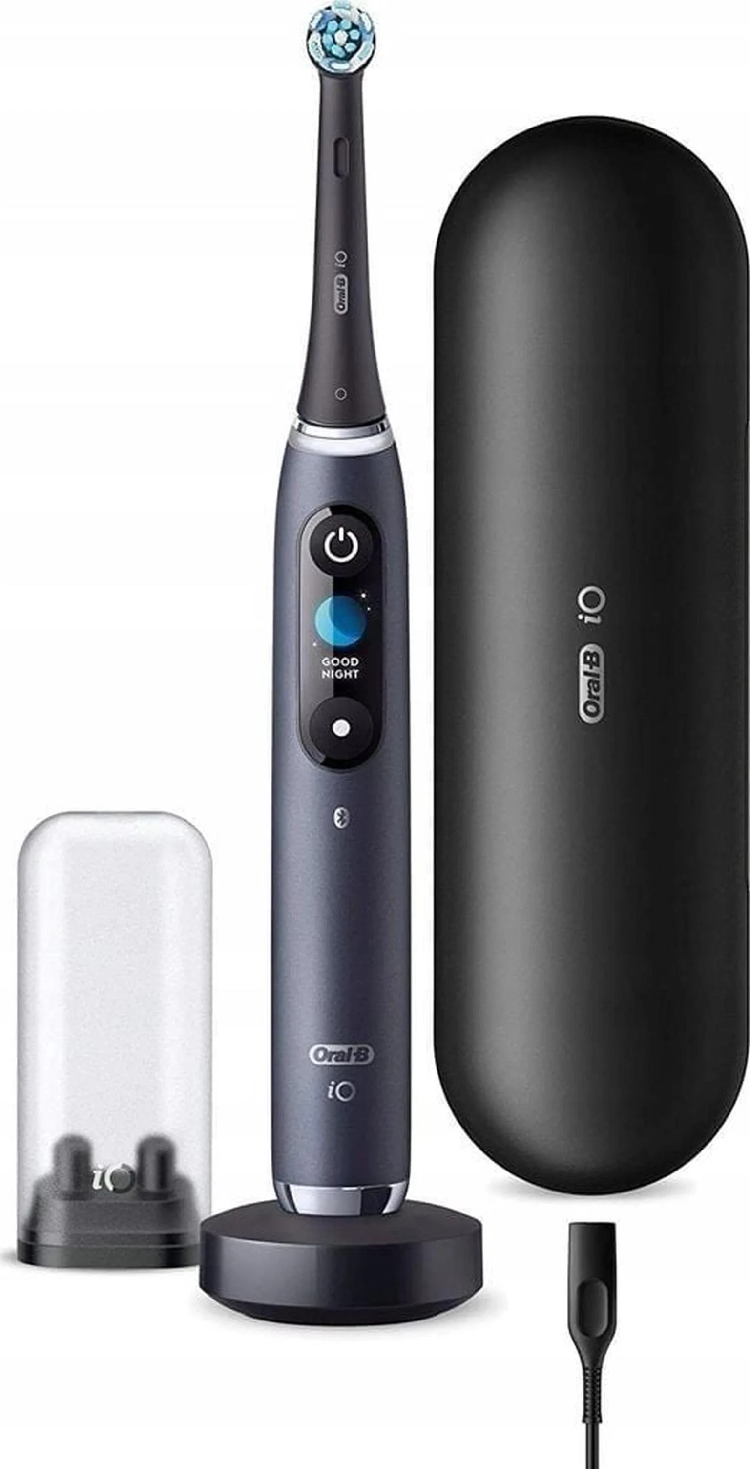 Elektrinis dantų šepetėlis Oral-B iOM9.1B2.2AD iO9 Black Onyx, juodos sp. - 4