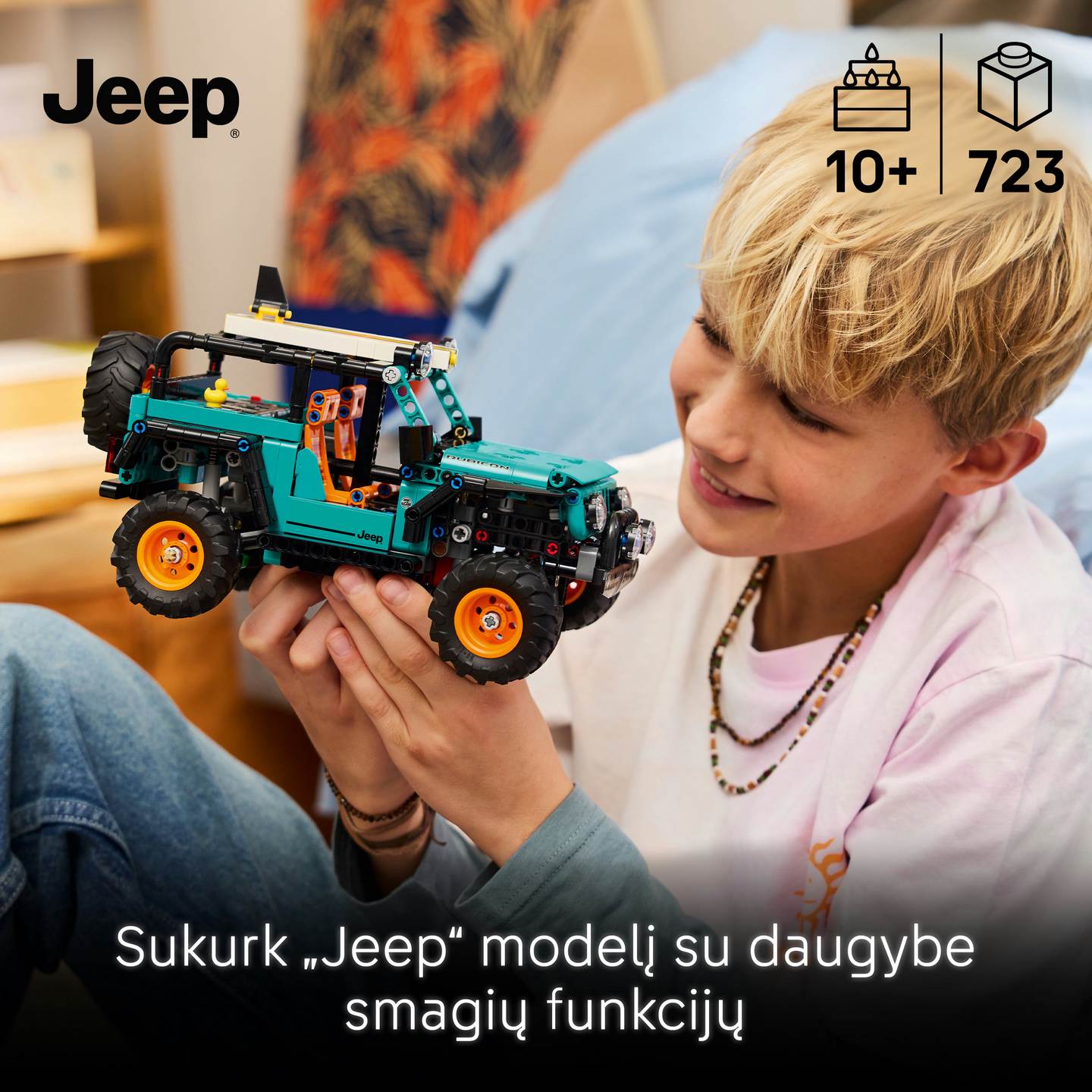 Konstruktorius LEGO Technic Jeep® Wrangler Rubicon SUV - 3