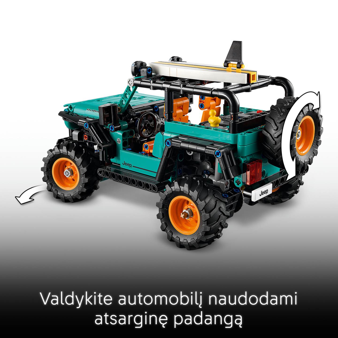 Konstruktorius LEGO Technic Jeep® Wrangler Rubicon SUV - 4