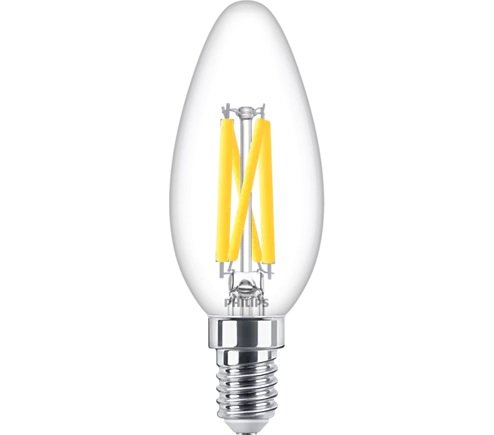 LED lemputė PHILIPS Classic, B35, E14, 5,9W (=60W), 2200-2700K, 806 lm, šiltos sp.