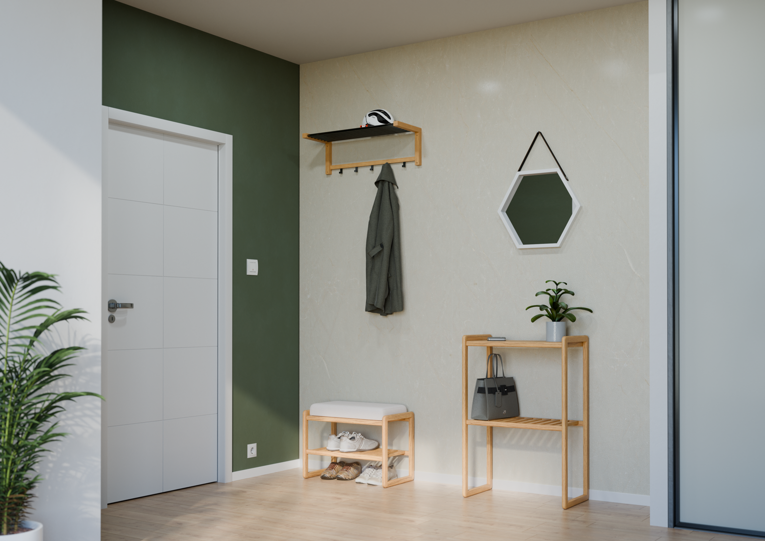 Mineralinės sienų plokštės MODEE WMT502C, dramblio kaulo sp., V4, 120 x 60 x 0,4 cm-1