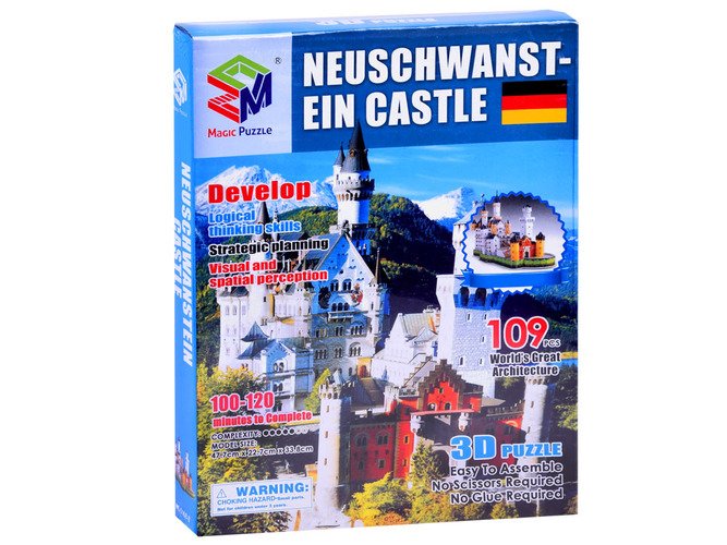 3D dėlionė Noišvanšteino pilis, 109 d. - 7